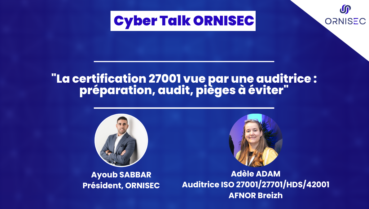 Cybertalk ORNISEC : iso27001
