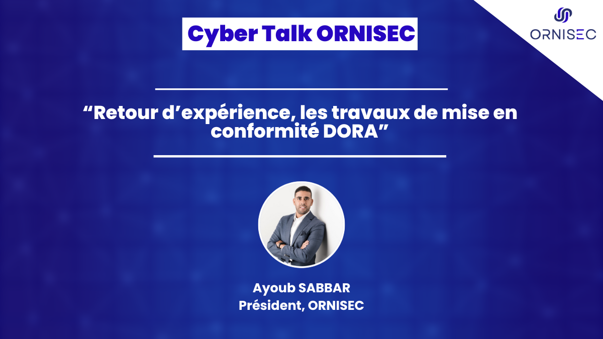 Cyber Talk janvier 2025 DORA